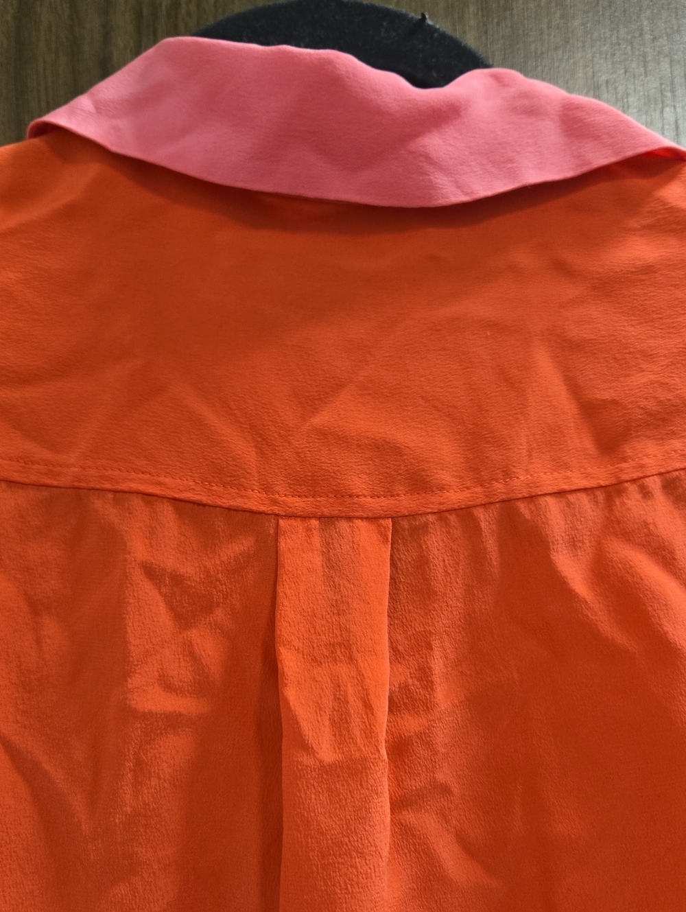 Equipment-100% silk Coral Button-Up Shirt-FLAWED-Size X-Small - Picture 13 of 16